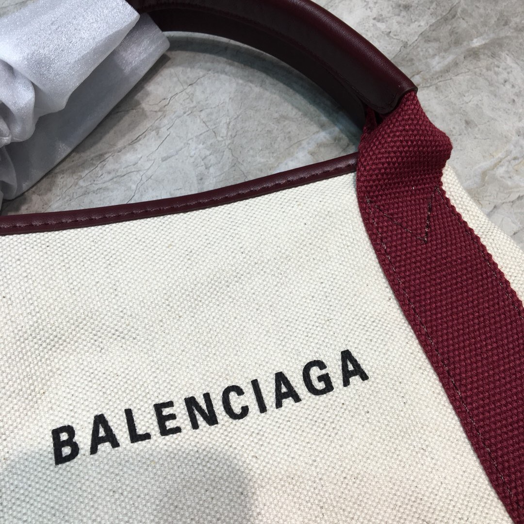 Balenciaga Navy XS Tote Bag In Dark Red, For Women, Women’s Bags 12.6in/32cm