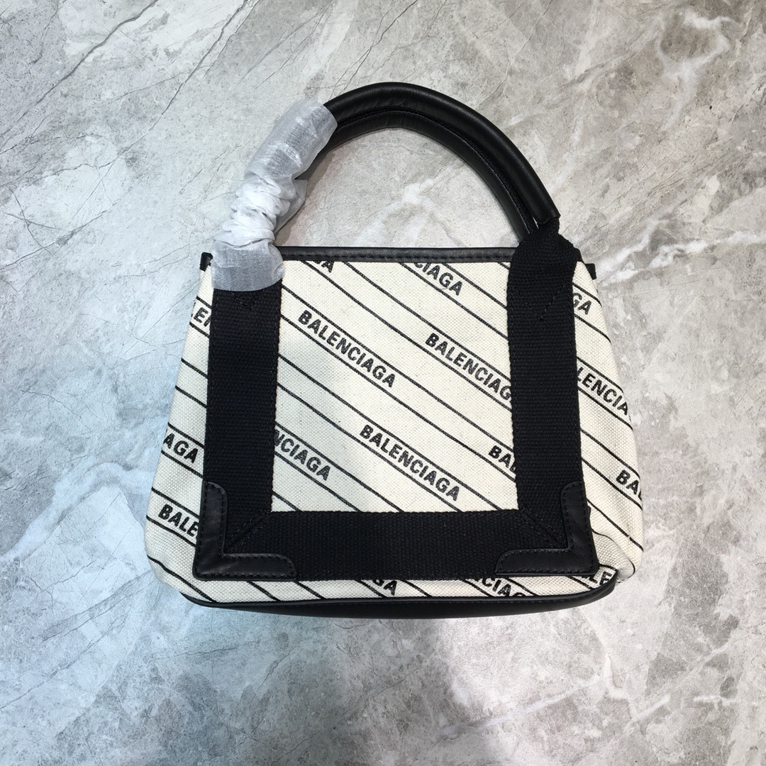 Balenciaga Navy XS Tote Bag In White, For Women, Women’s Bags 12.6in/32cm