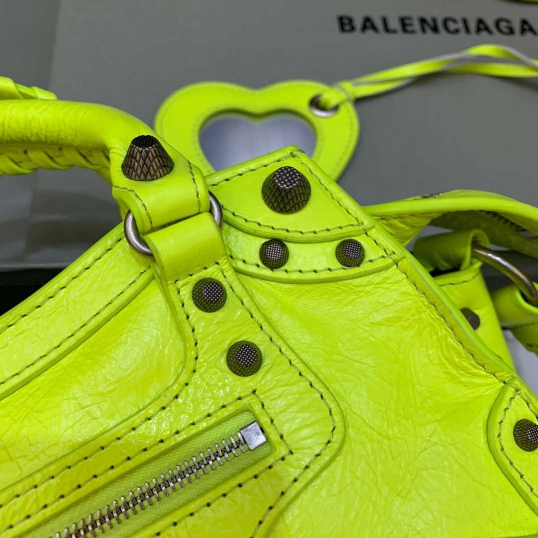 Balenciaga Neo Cagole XS Handbag In Light Green, For Women, Women’s Bags 10.2in/26cm