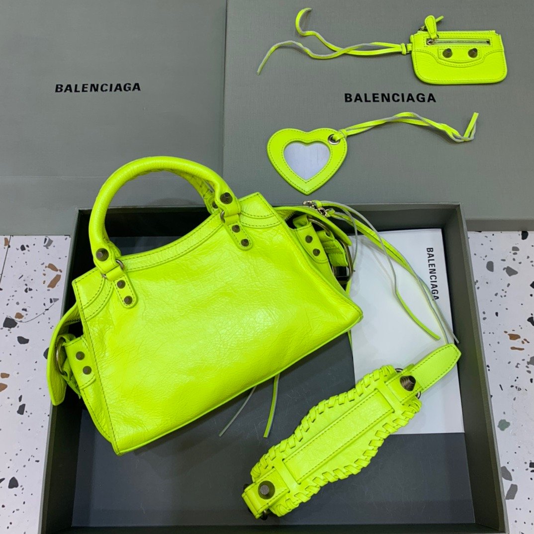 Balenciaga Neo Cagole XS Handbag In Light Green, For Women, Women’s Bags 10.2in/26cm