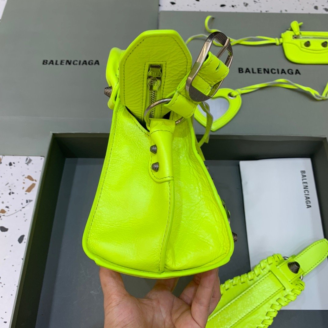 Balenciaga Neo Cagole XS Handbag In Light Green, For Women, Women’s Bags 10.2in/26cm