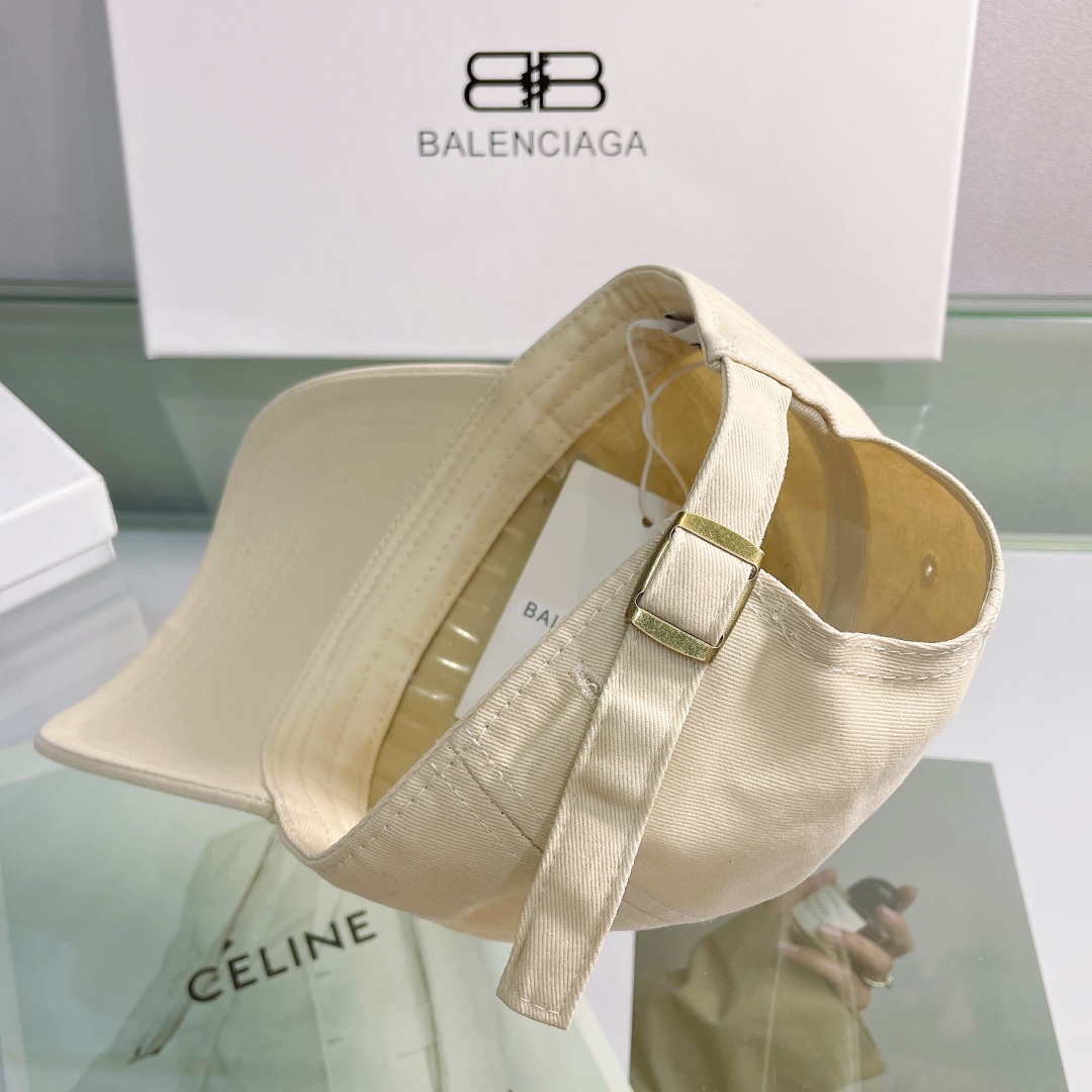 Balenciaga Political Campaign Cap In Beige