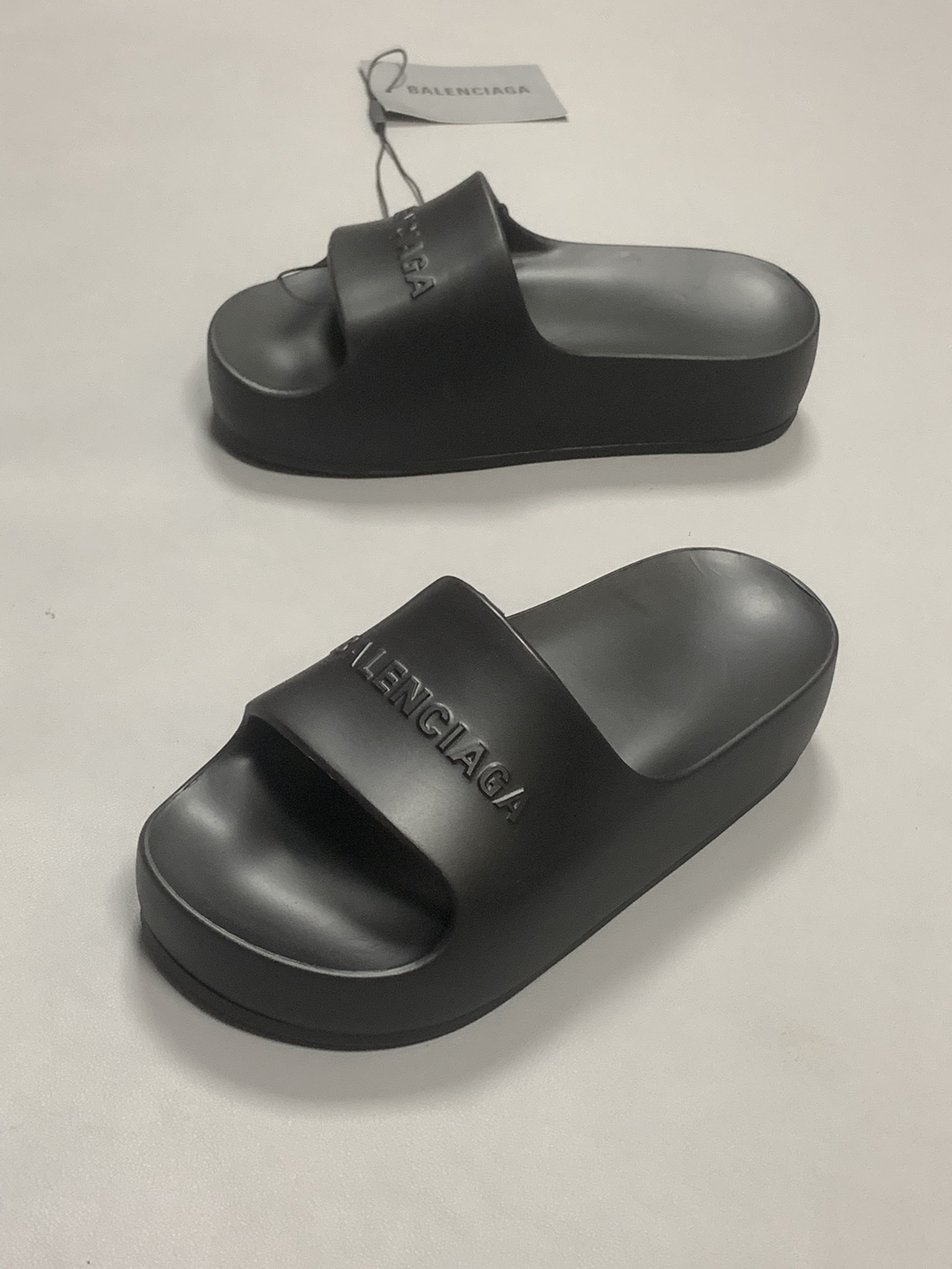 Balenciaga Pool Slide Sandal Black For Women
