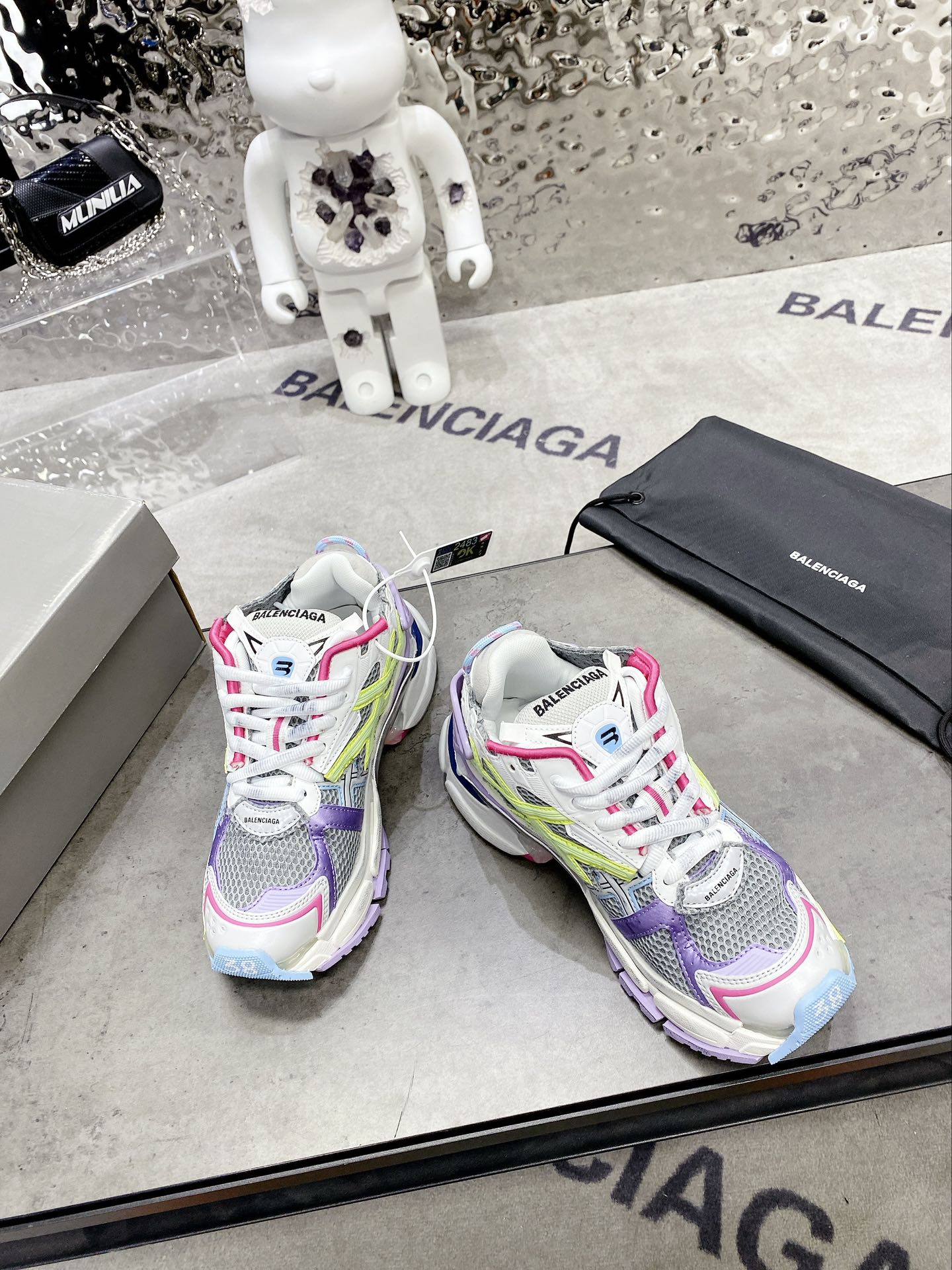 Balenciaga Runner Trainers Multicolor For Women