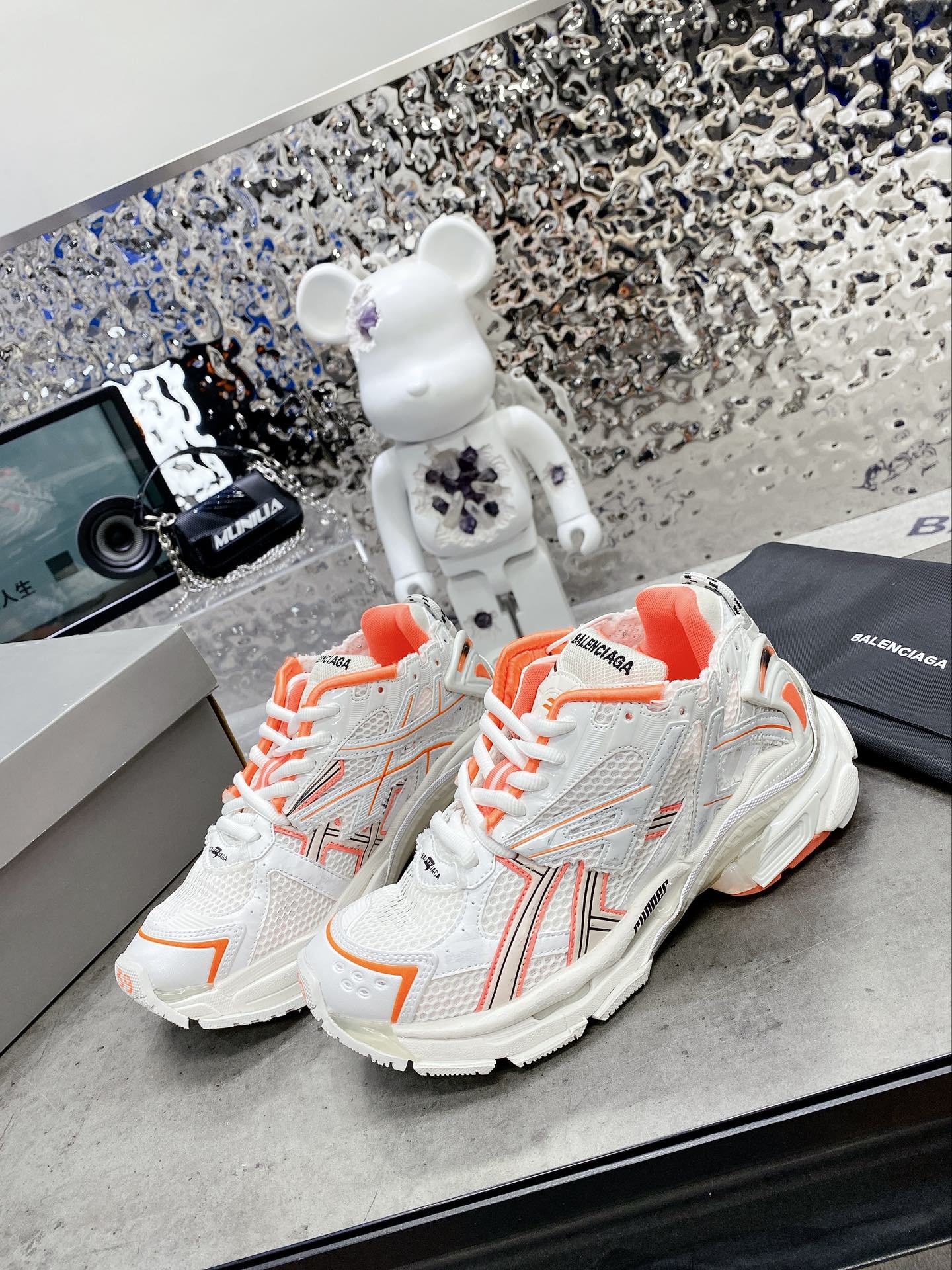 Balenciaga Runner Trainers White For Women