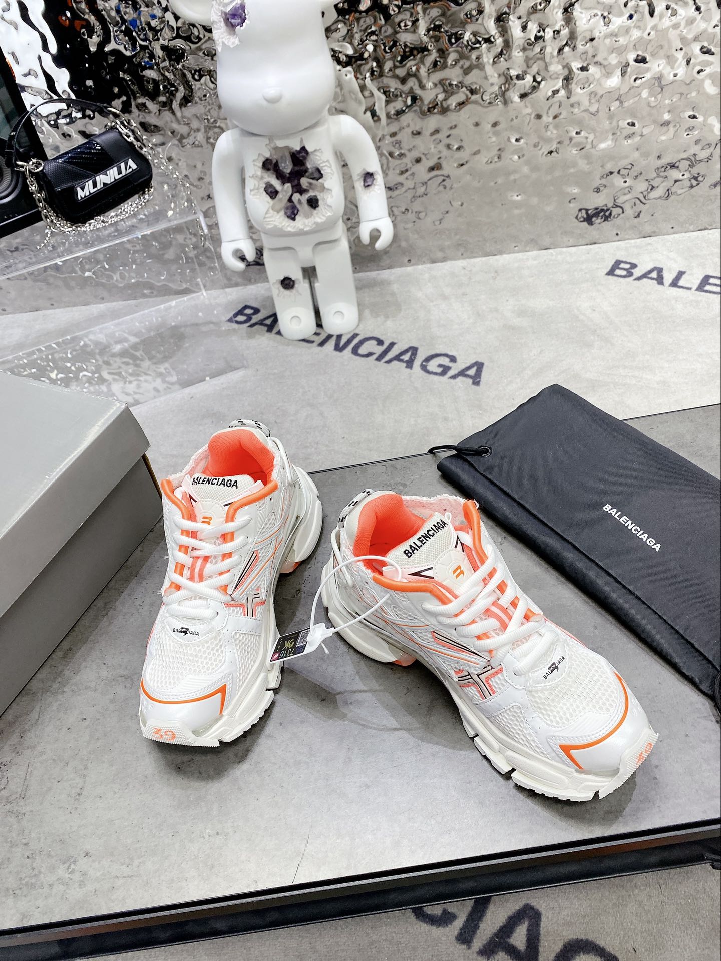 Balenciaga Runner Trainers White For Women