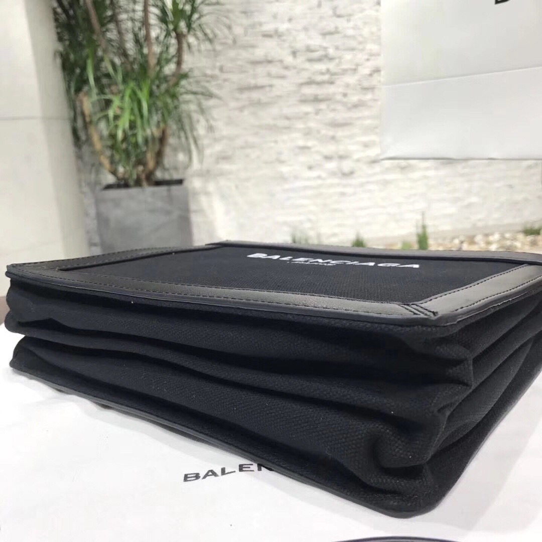 Balenciaga Satin Crossbody Shoulder Bag In Black, For Women, Women’s Bags 10.2in/26cm