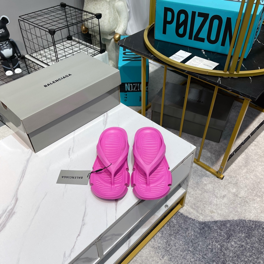 Balenciaga Slide Sandal Pink For Women