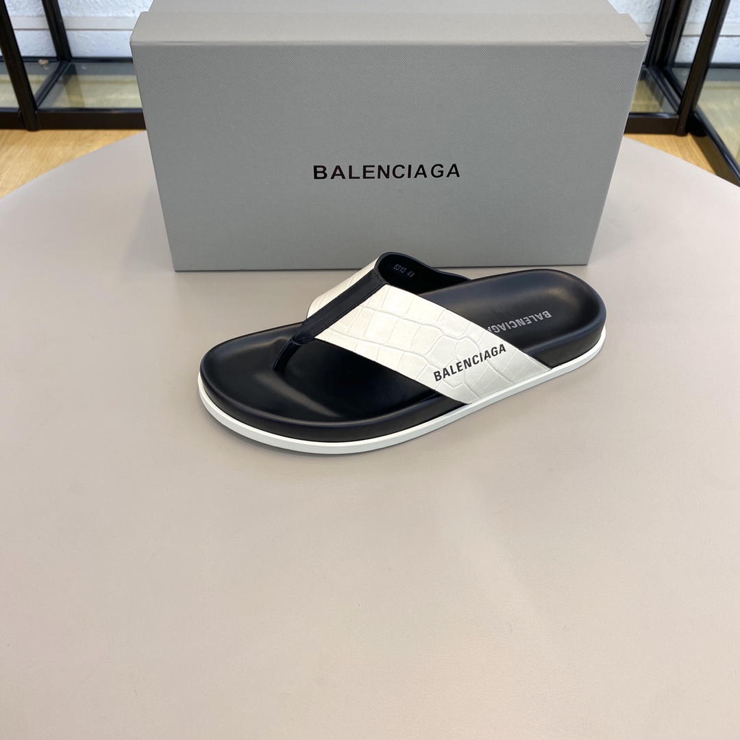 Balenciaga Slide Sandal White For Women