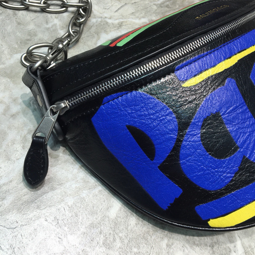 Balenciaga Souvenir XS Belt Bag In Black, For Women, Women’s Bags 9.5in/24cm