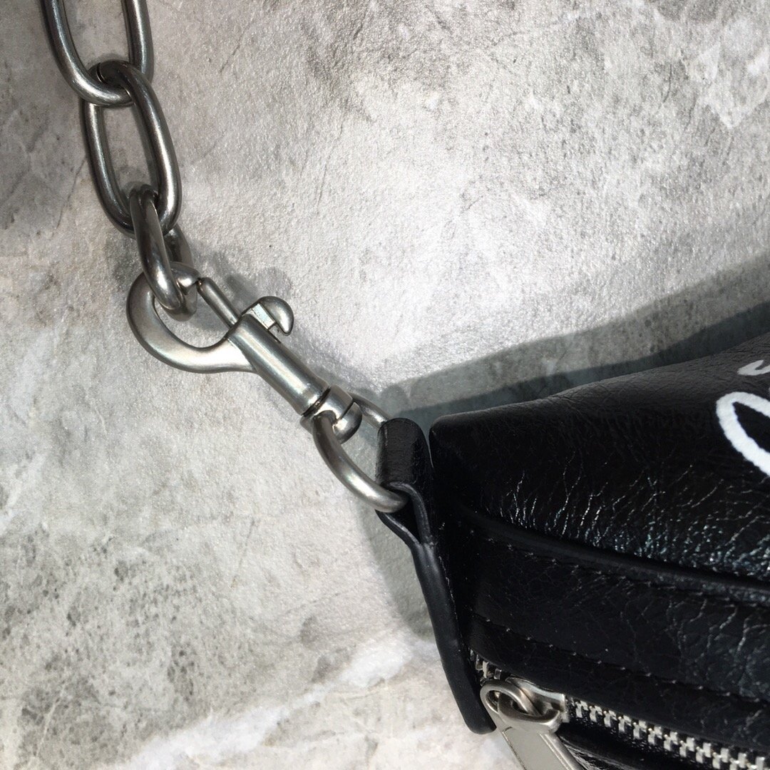 Balenciaga Souvenir XS Belt Bag In Black, For Women, Women’s Bags 9.5in/24cm
