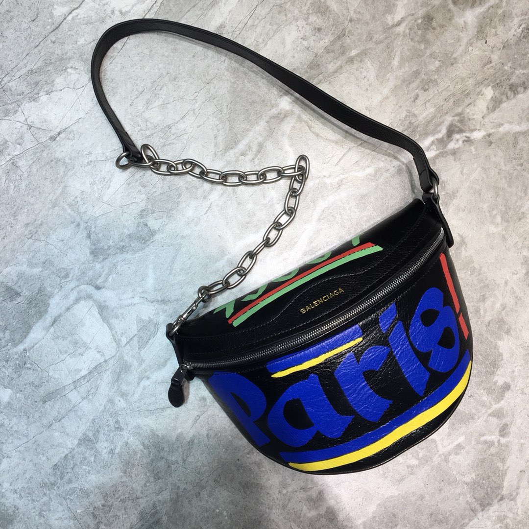 Balenciaga Souvenir XS Belt Bag In Black, For Women, Women’s Bags 9.5in/24cm