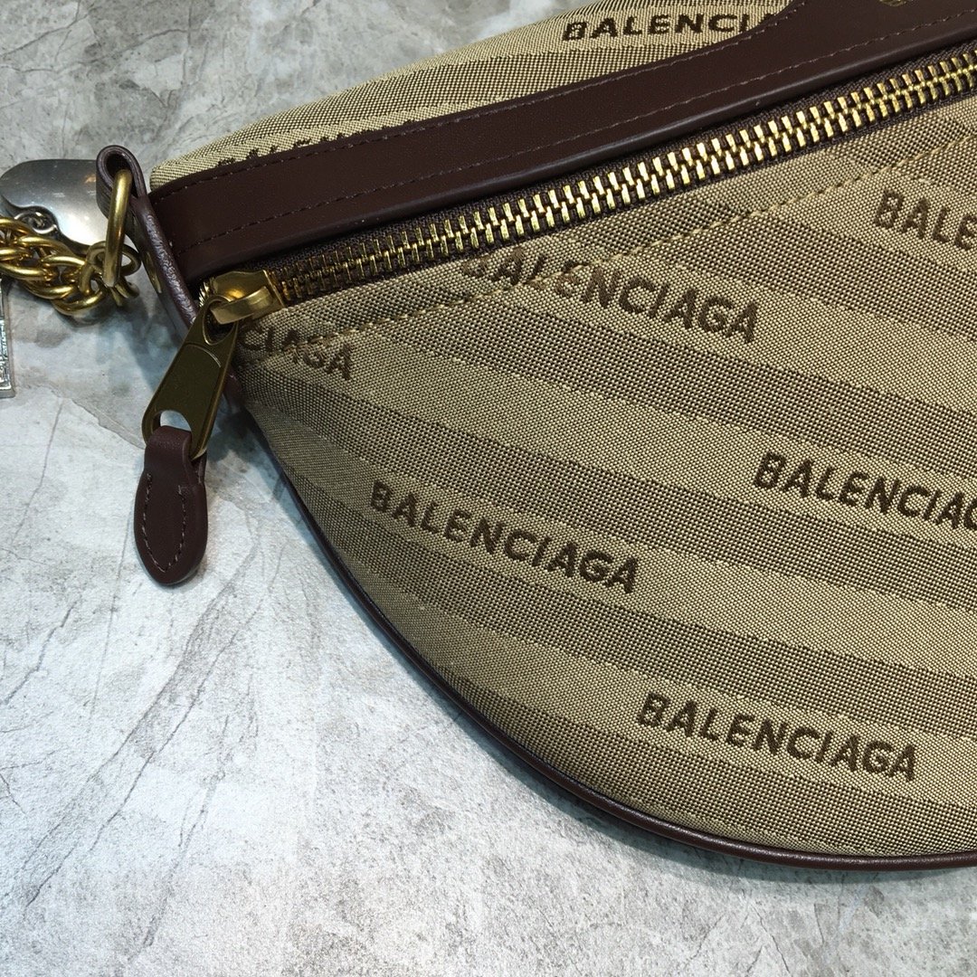 Balenciaga Souvenir XS Belt Bag In Brown, For Women, Women’s Bags 9.5in/24cm