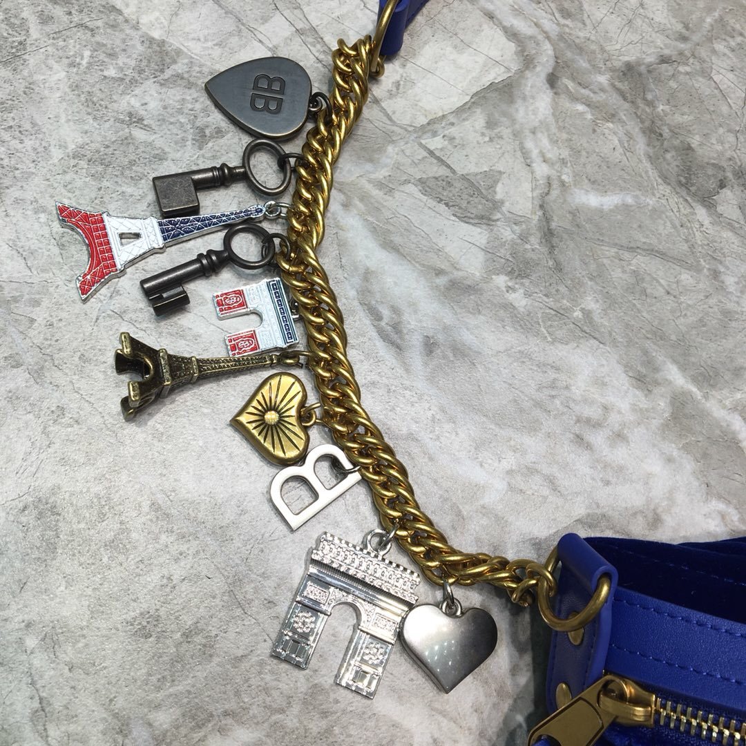 Balenciaga Souvenir XXS Belt Bag In Blue, For Women, Women’s Bags 11.8in/30cm