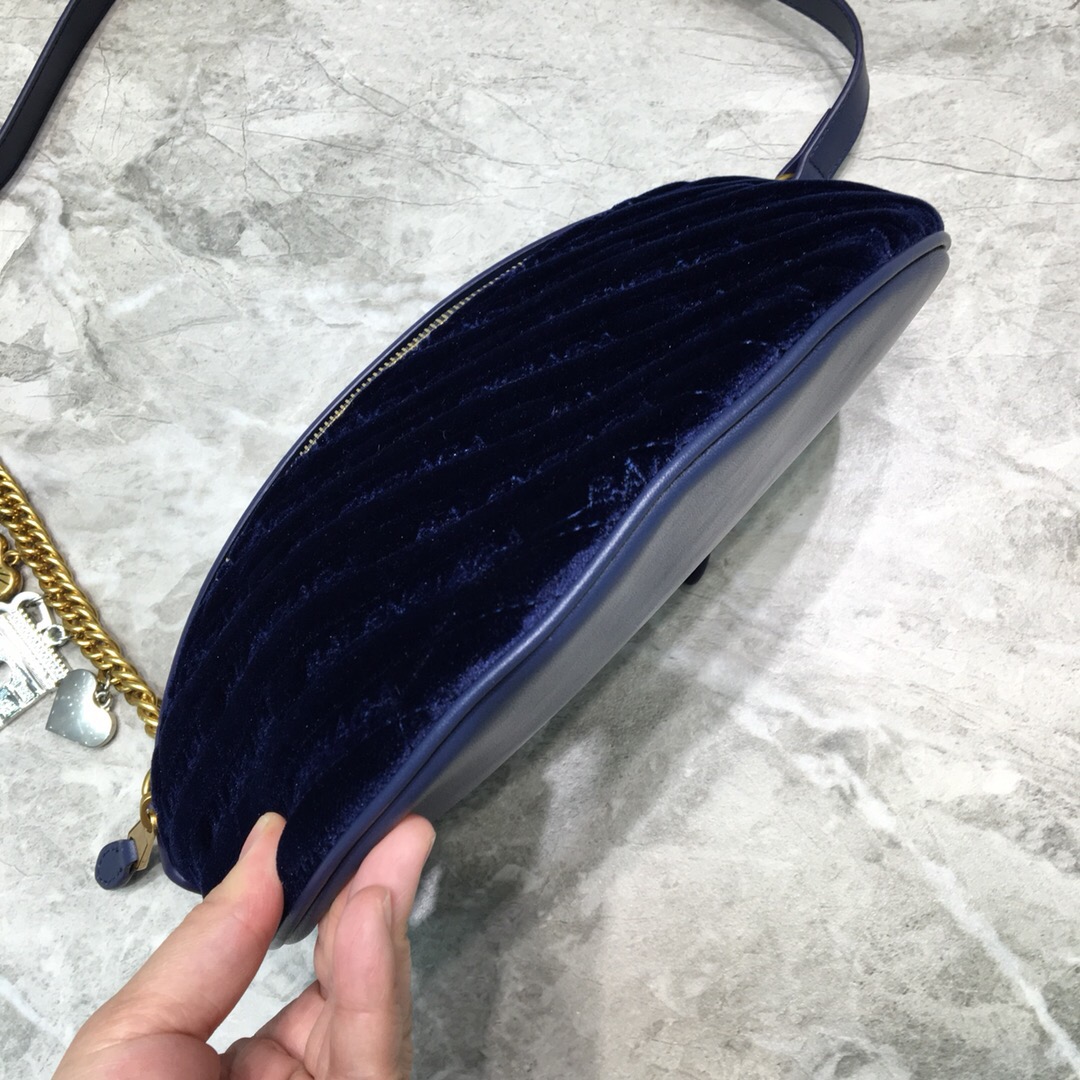 Balenciaga Souvenir XXS Belt Bag In Dark Blue, For Women, Women’s Bags 11.8in/30cm