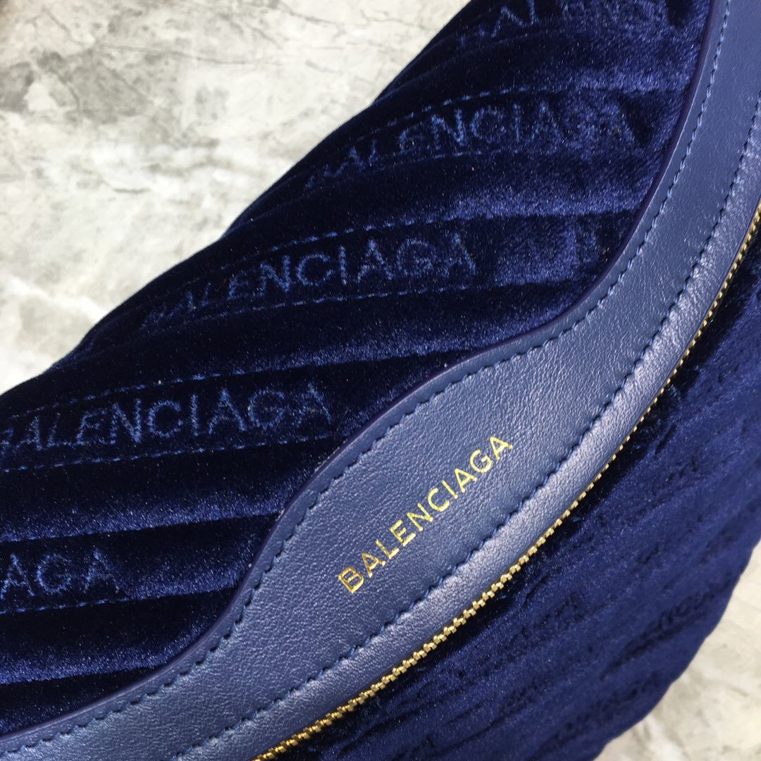 Balenciaga Souvenir XXS Belt Bag In Dark Blue, For Women, Women’s Bags 11.8in/30cm
