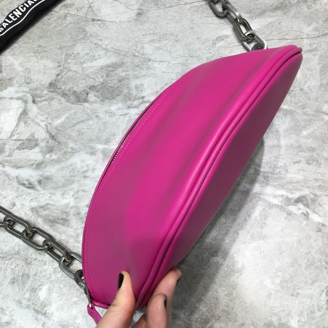 Balenciaga Souvenir XXS Belt Bag In Dark Pink, For Women, Women’s Bags 11.8in/30cm