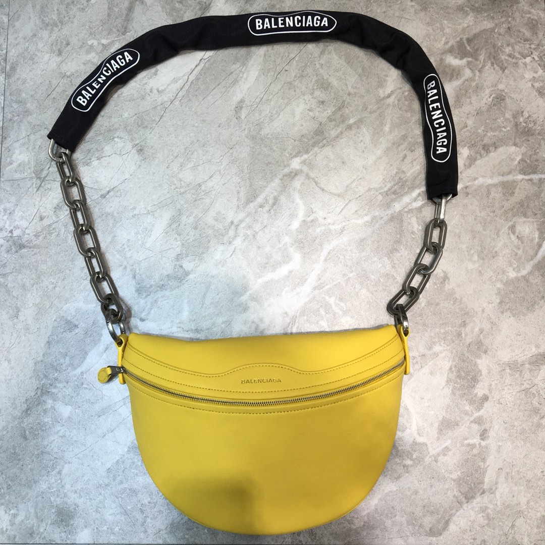 Balenciaga Souvenir XXS Belt Bag In Yellow, For Women, Women’s Bags 11.8in/30cm