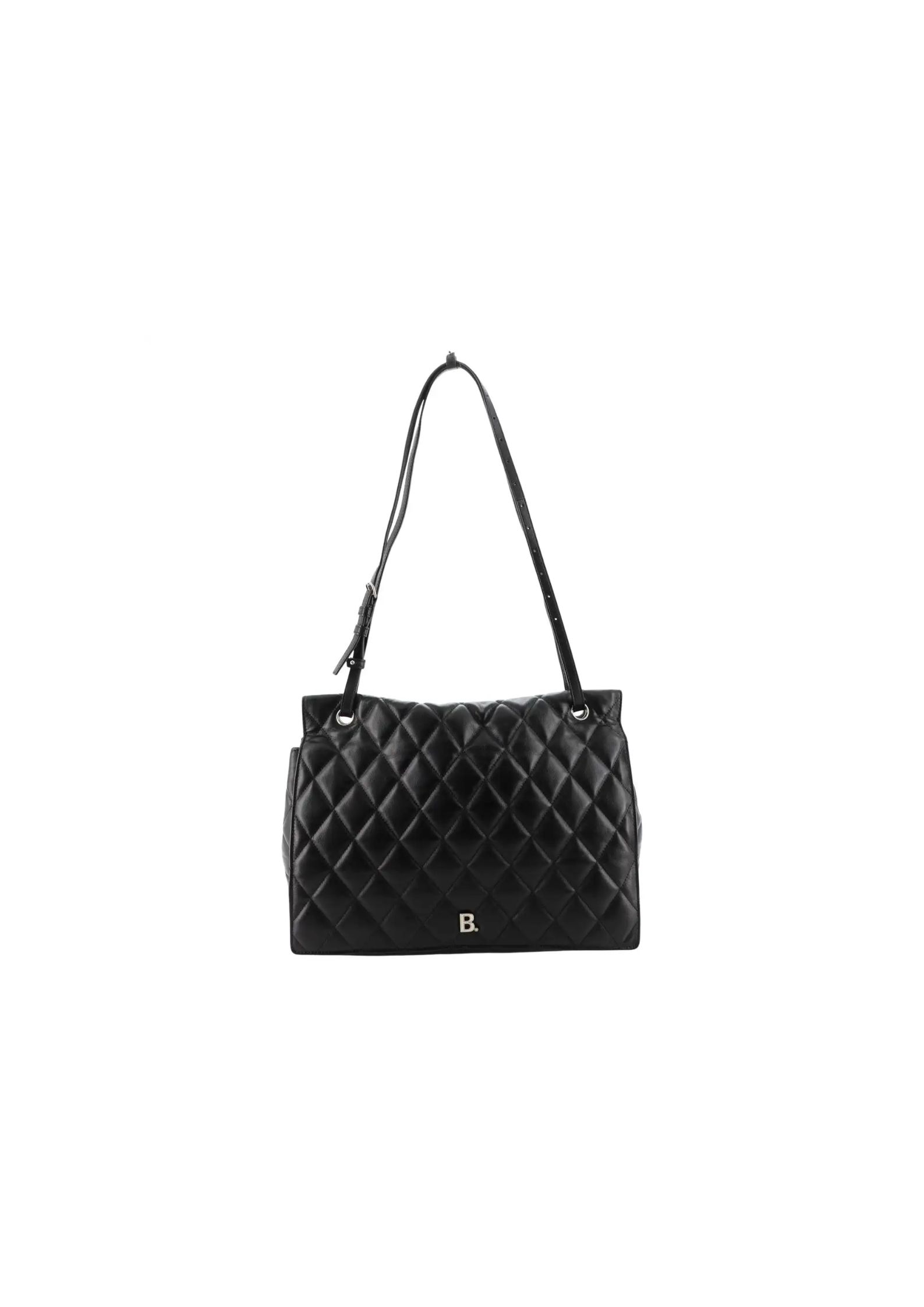 Balenciaga Touch B. Shoulder Bag Quilted Large In Black For Women 14n/36cm