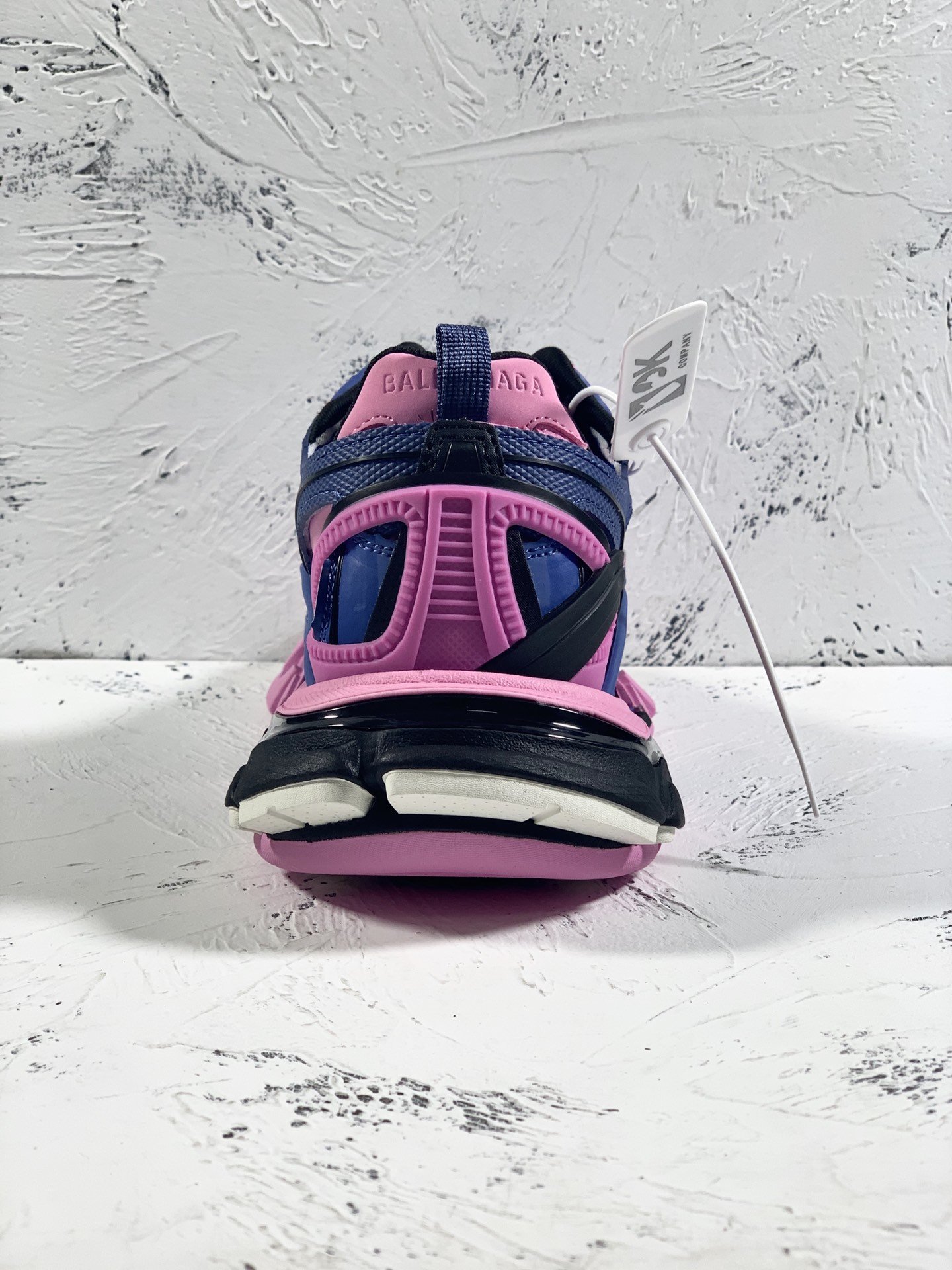 Balenciaga Track.2 Clear Sole Trainers Dark Purple For Women