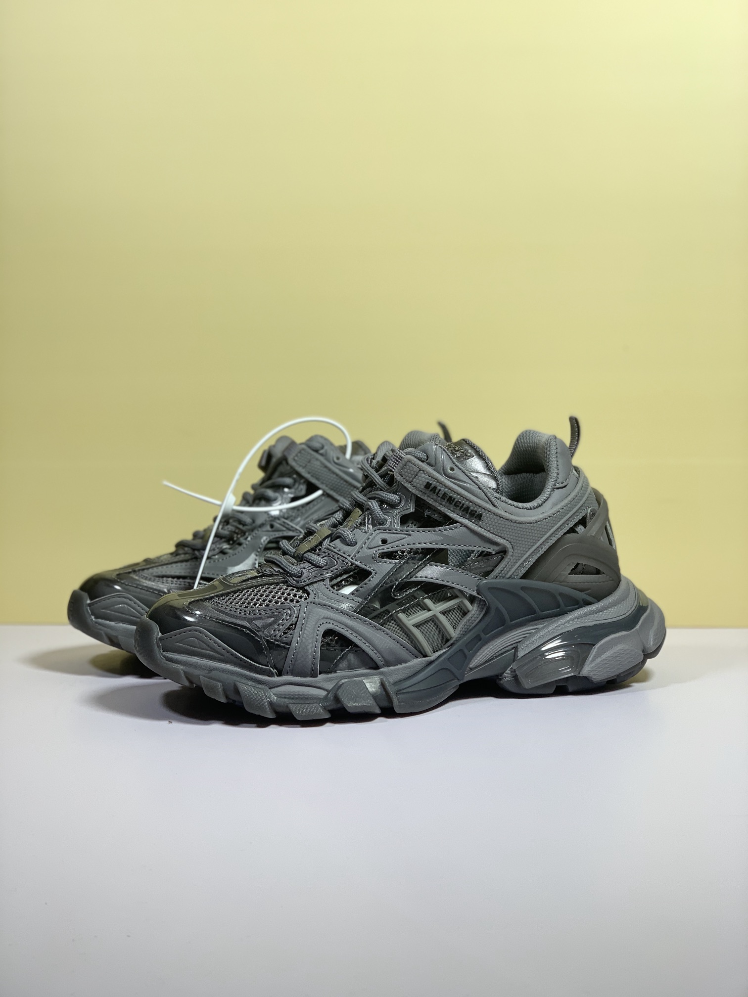 Balenciaga Track.2 Clear Sole Trainers Grey For Women
