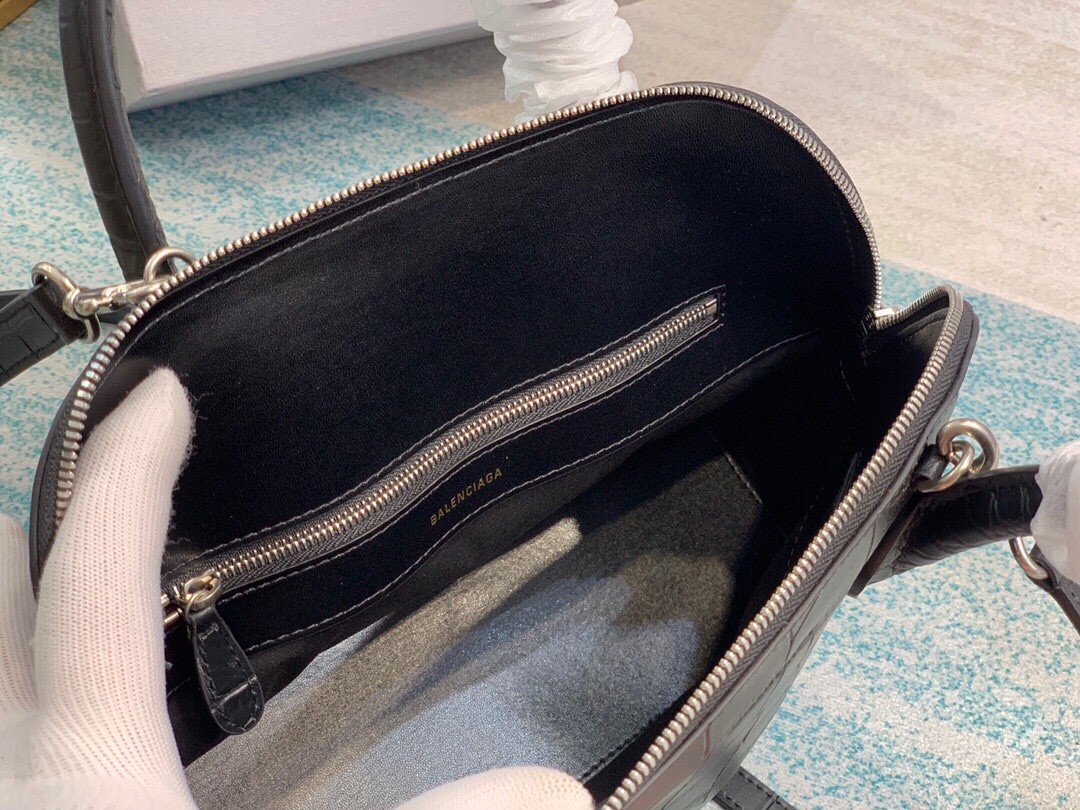 Balenciaga Ville Small Handbag In Black, For Women, Women’s Bags 10.2in/26cm