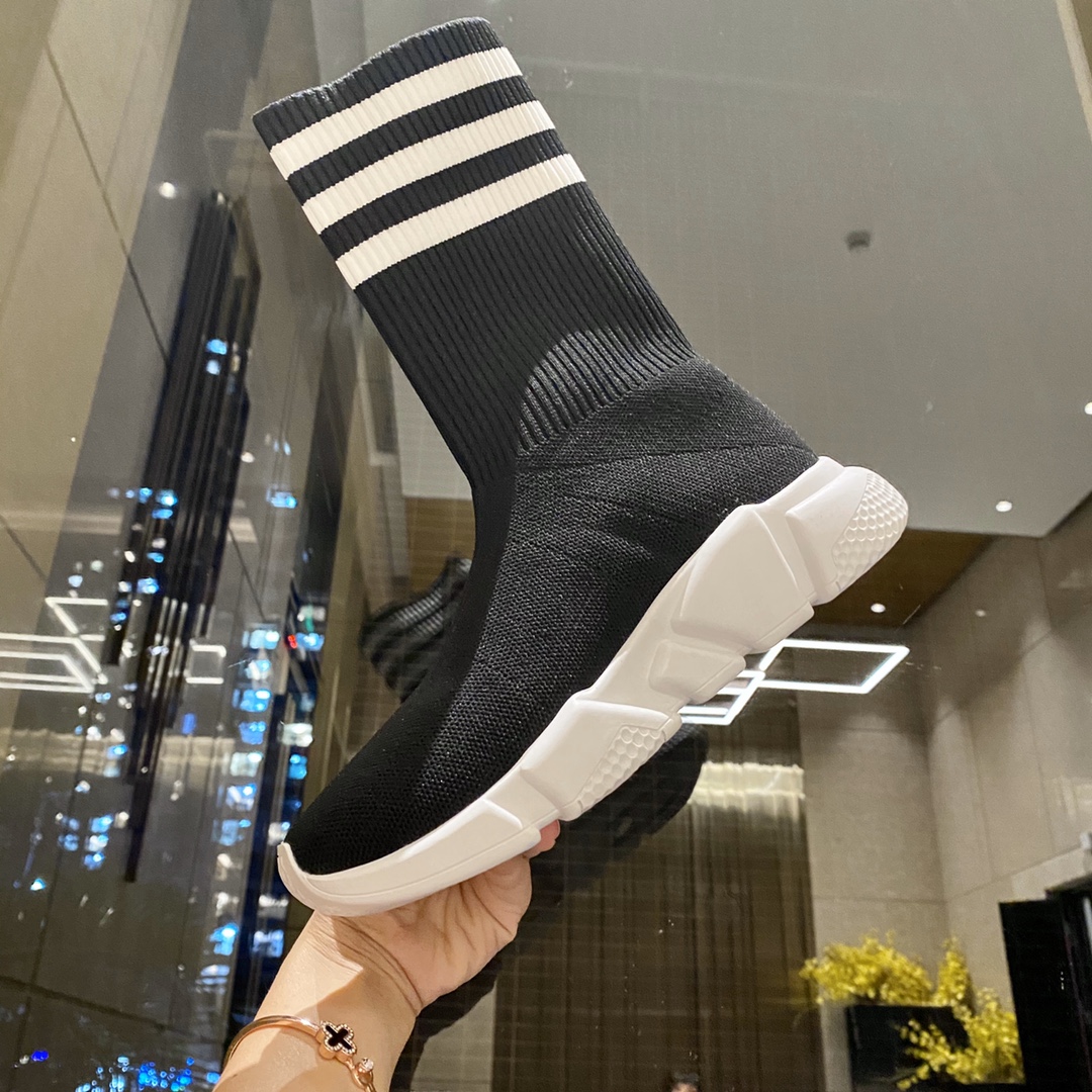 Balenciaga x Adidas Speed Trainers Black For Women