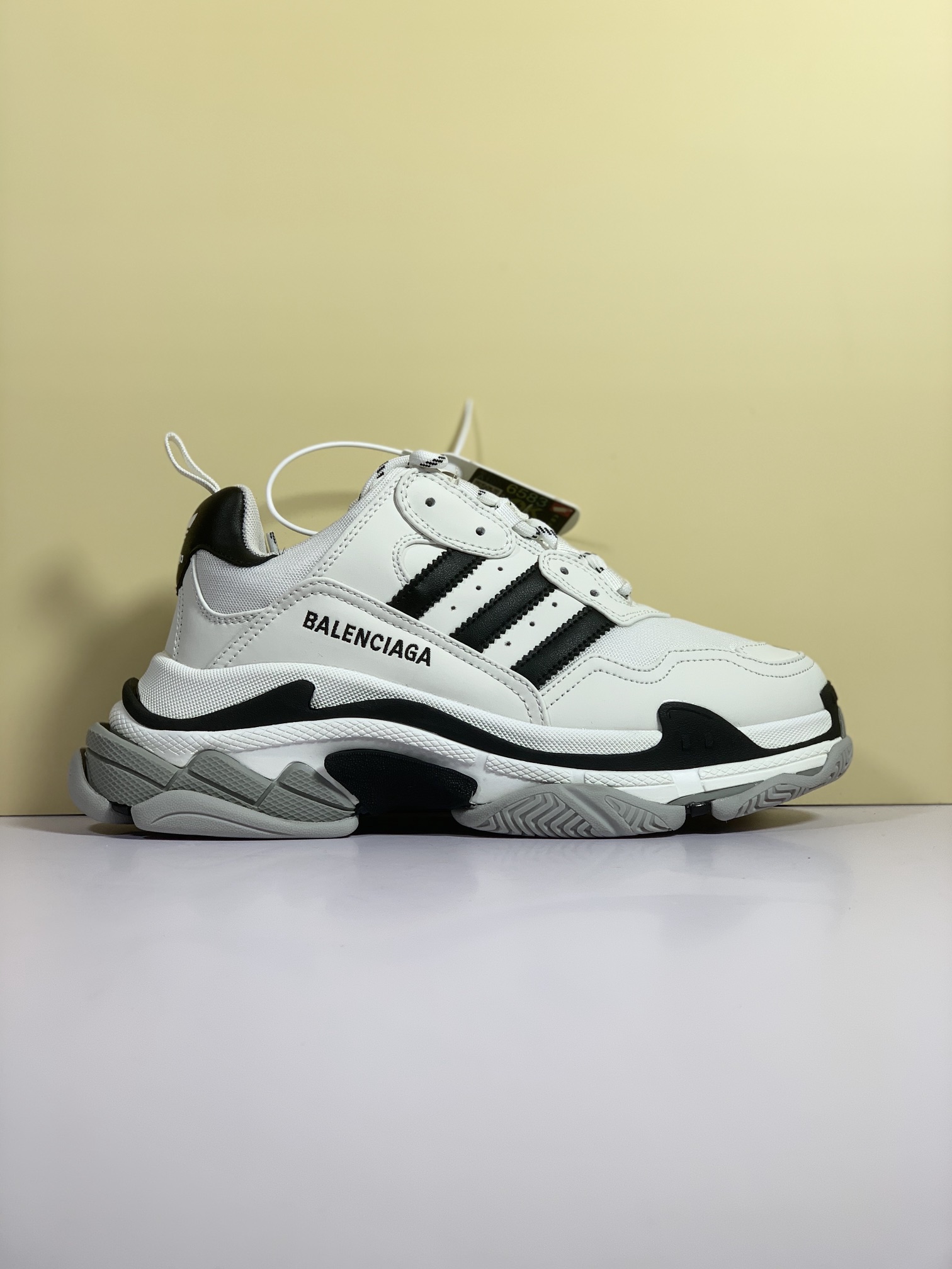 Balenciaga x Adidas Triple S Trainers White For Women