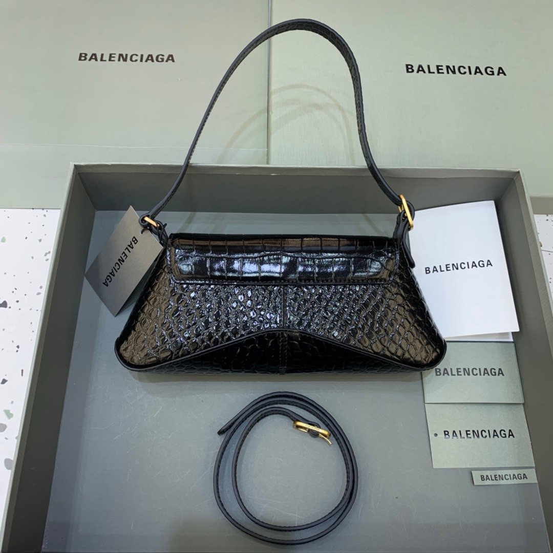 Balenciaga XX Small Flap Bag Box Black, For Women, Women’s Bags 10.6in/27cm 6956452108X1000