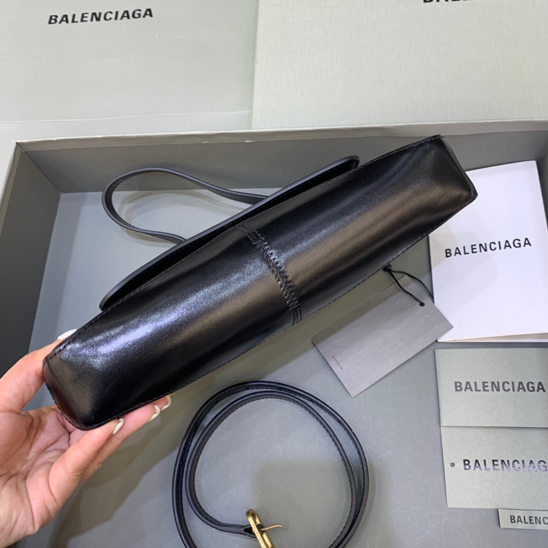 Balenciaga XX Small Flap Bag Box Black, For Women, Women’s Bags 10.6in/27cm 695645210961000