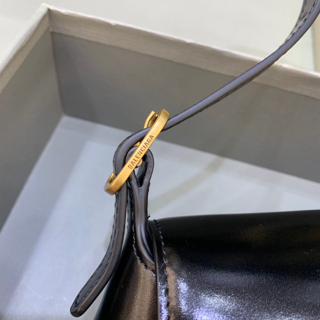 Balenciaga XX Small Flap Bag Box Black, For Women, Women’s Bags 10.6in/27cm 695645210961000