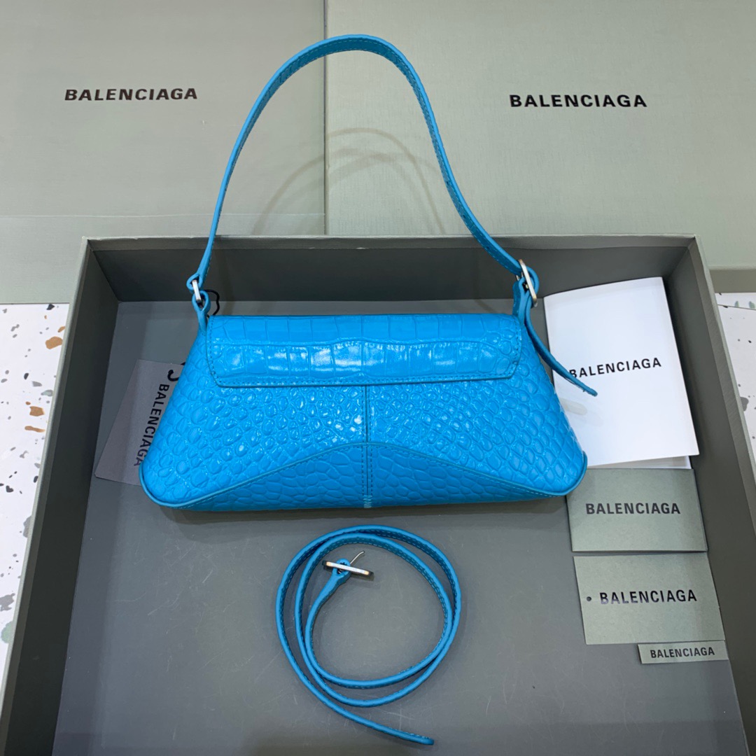 Balenciaga XX Small Flap Bag Box Blue, For Women, Women’s Bags 10.6in/27cm 6956452108Y4624
