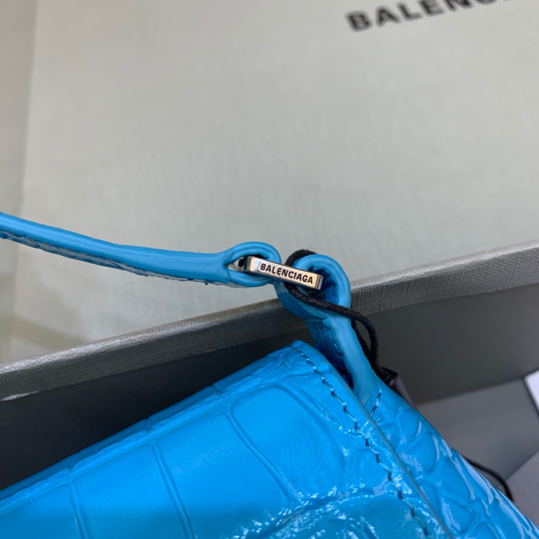 Balenciaga XX Small Flap Bag Box Blue, For Women, Women’s Bags 10.6in/27cm 6956452108Y4624
