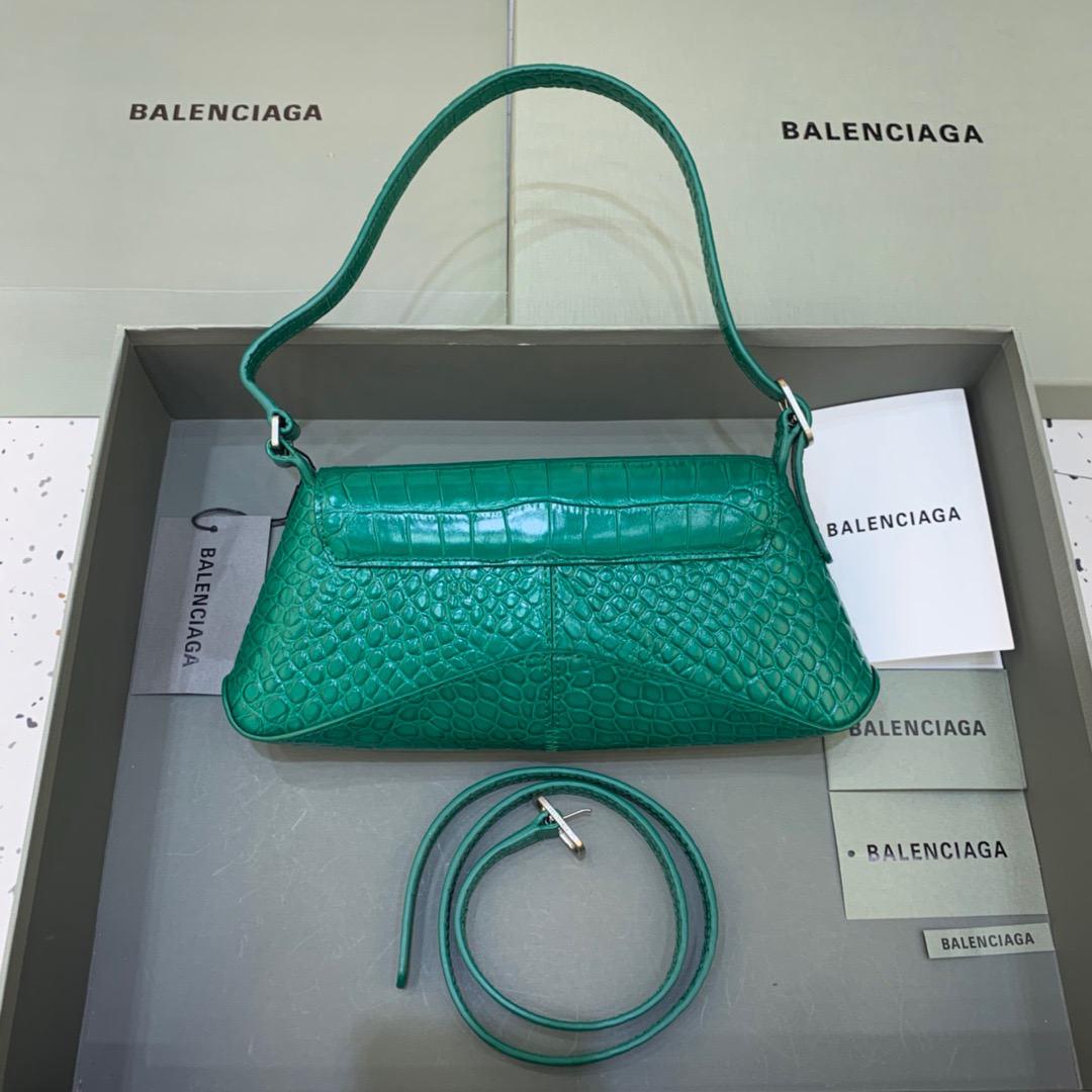 Balenciaga XX Small Flap Bag Box Green, For Women, Women’s Bags 10.6in/27cm 6956452108Y3613