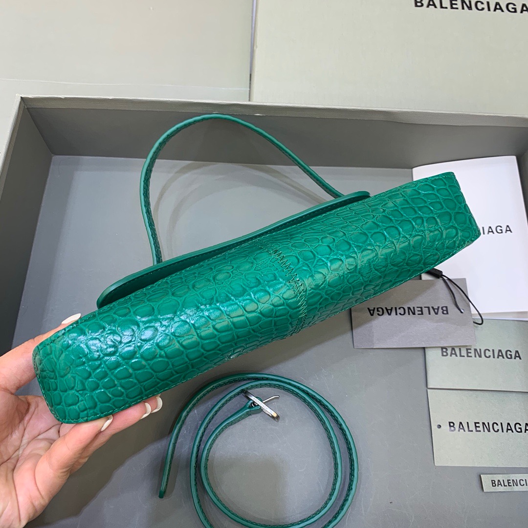 Balenciaga XX Small Flap Bag Box Green, For Women, Women’s Bags 10.6in/27cm 6956452108Y3613