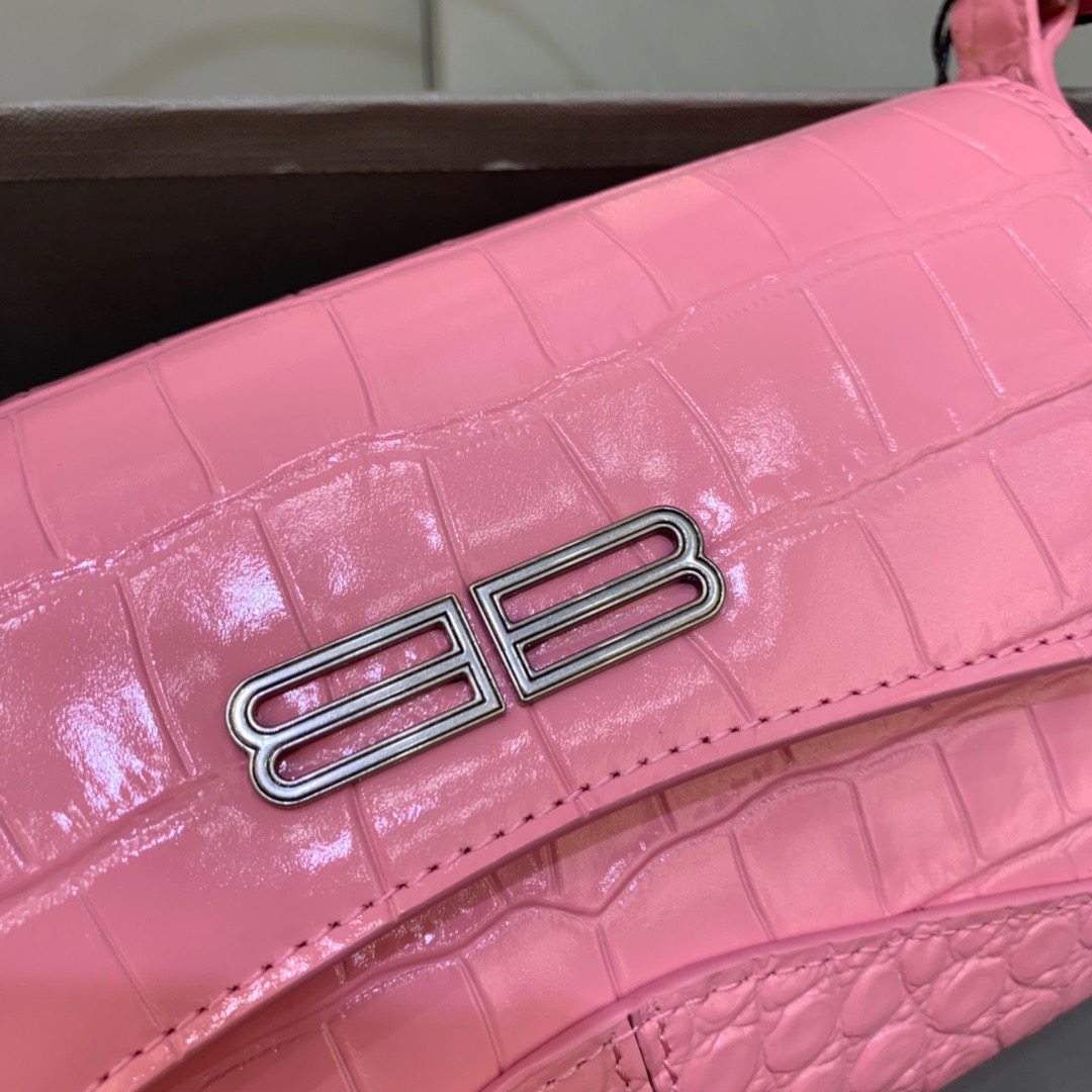 Balenciaga XX Small Flap Bag Box Pink, For Women, Women’s Bags 10.6in/27cm 6956452108Y5812