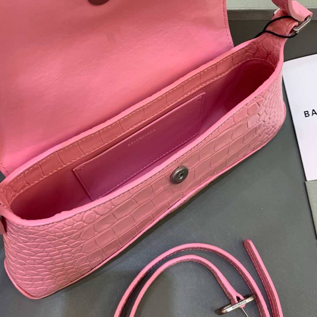 Balenciaga XX Small Flap Bag Box Pink, For Women, Women’s Bags 10.6in/27cm 6956452108Y5812