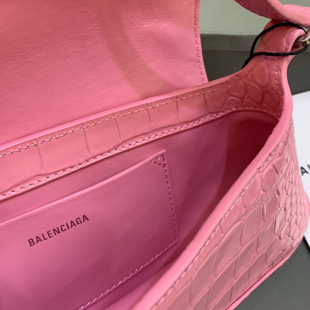 Balenciaga XX Small Flap Bag Box Pink, For Women, Women’s Bags 10.6in/27cm 6956452108Y5812