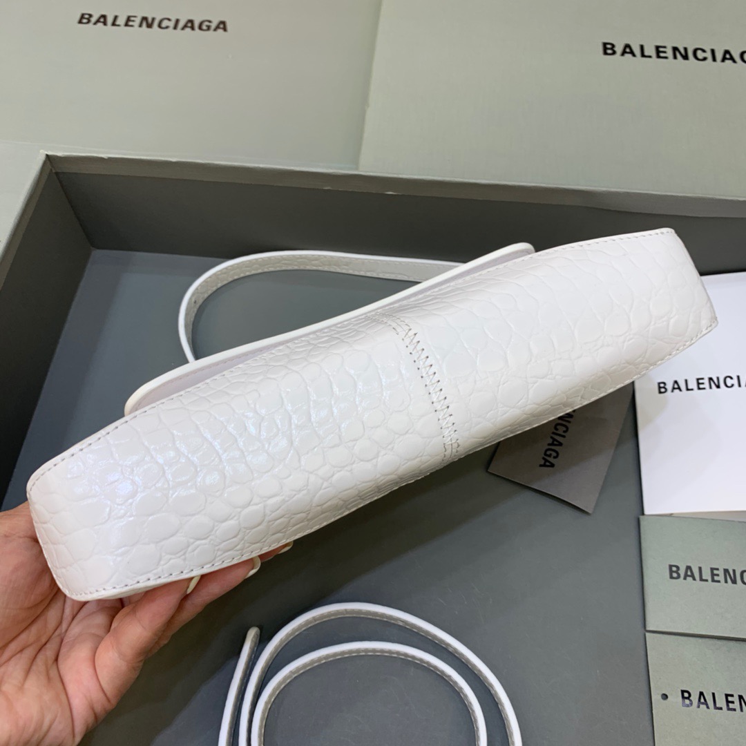 Balenciaga XX Small Flap Bag Box White, For Women, Women’s Bags 10.6in/27cm 6956452109A9001