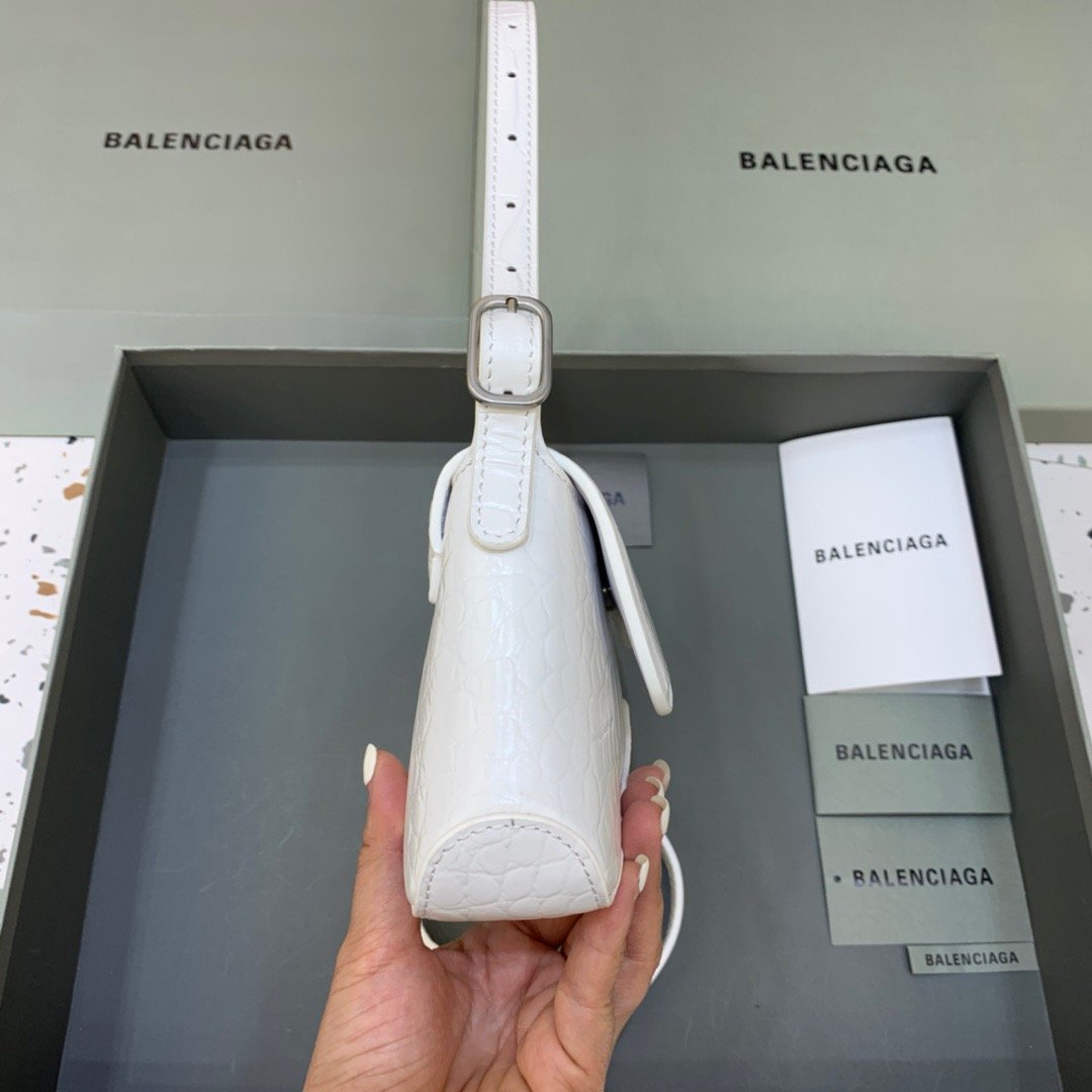 Balenciaga XX Small Flap Bag Box White, For Women, Women’s Bags 10.6in/27cm 6956452109A9001