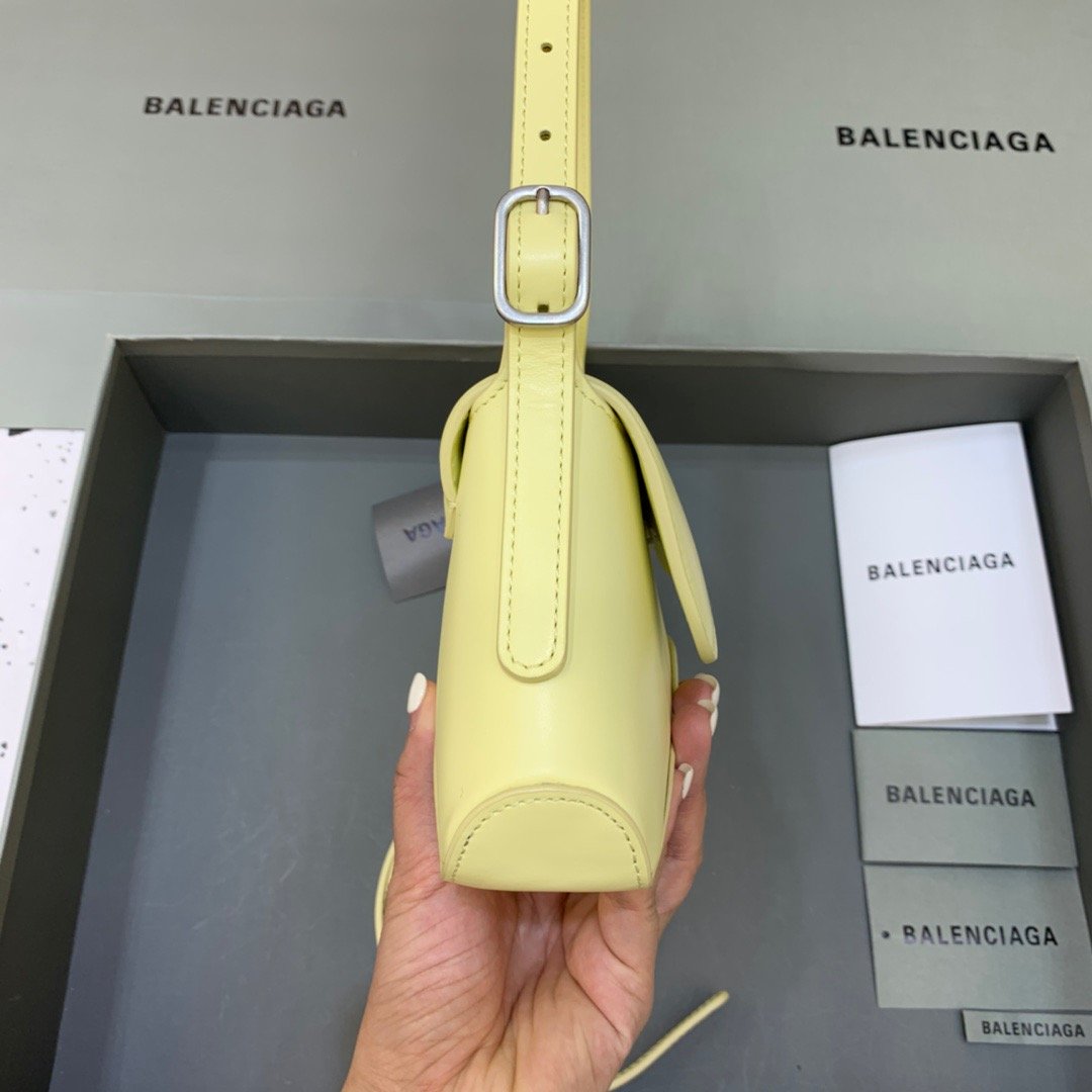 Balenciaga XX Small Flap Bag Box Yellow, For Women, Women’s Bags 10.6in/27cm 6956452109A7408