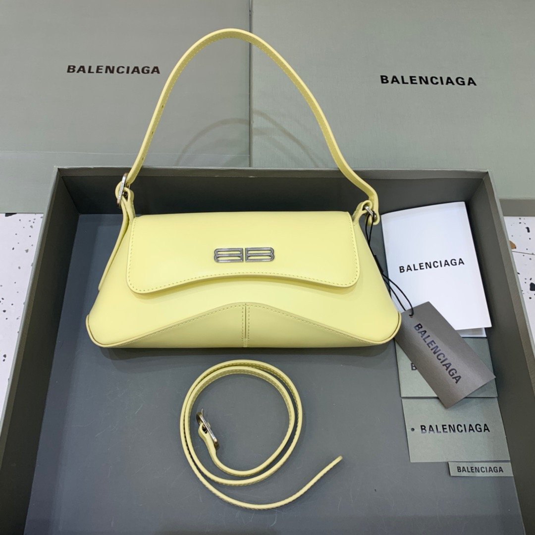 Balenciaga XX Small Flap Bag Box Yellow, For Women, Women’s Bags 10.6in/27cm 6956452109A7408