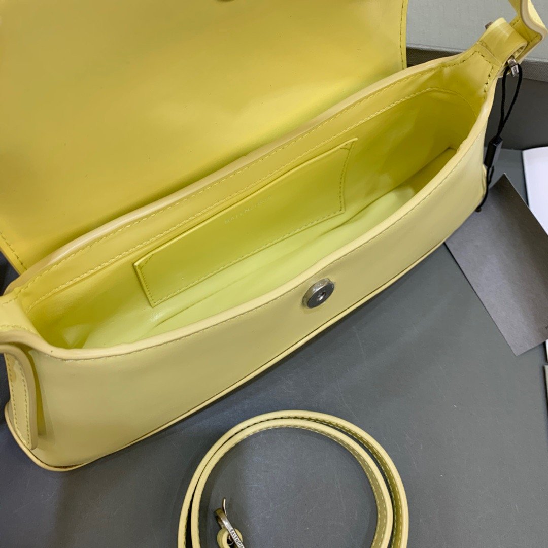 Balenciaga XX Small Flap Bag Box Yellow, For Women, Women’s Bags 10.6in/27cm 6956452109A7408