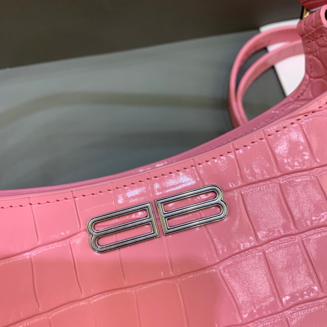 Balenciaga XX Small Hobo Bag In Pink, For Women, Women’s Bags 7.8in/20cm