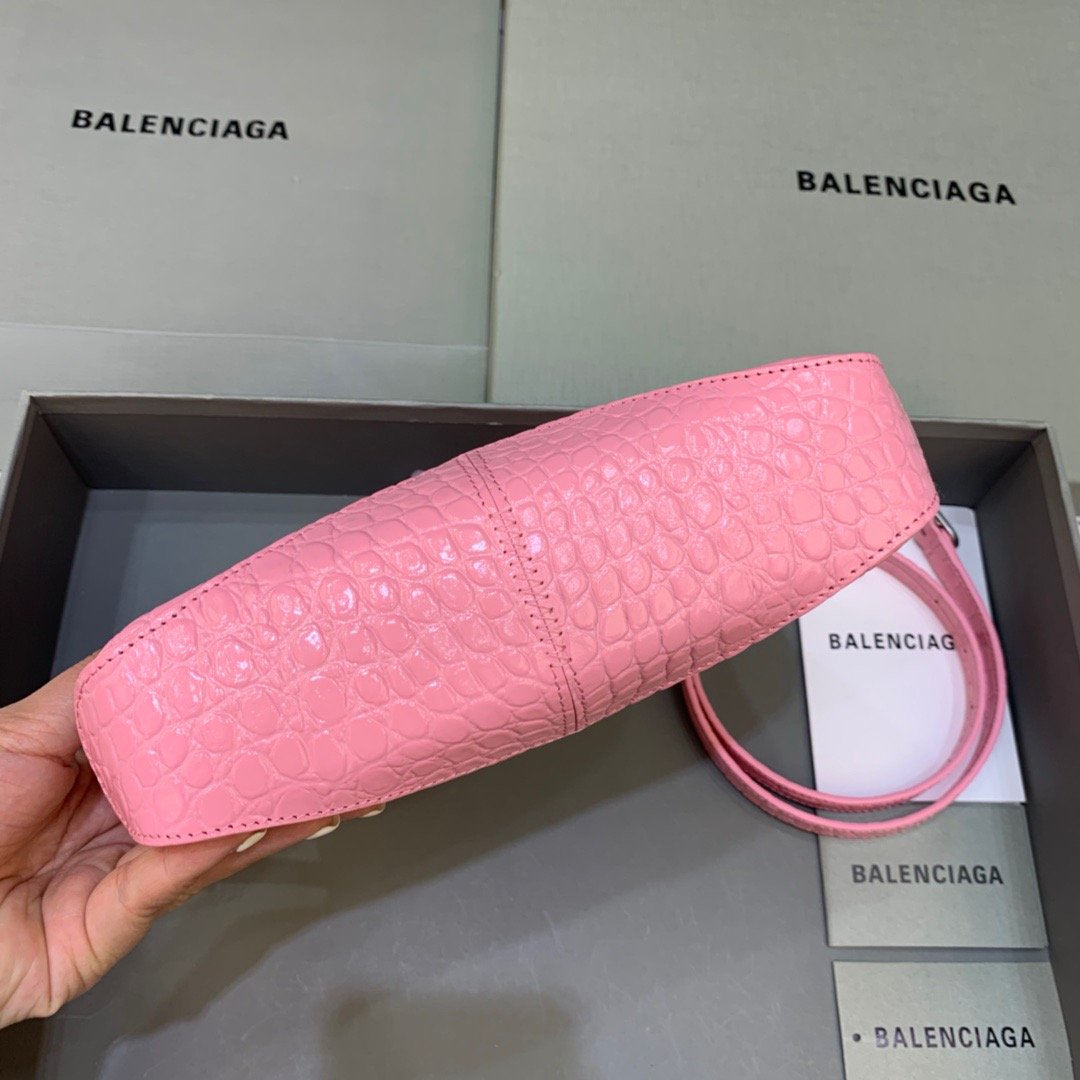 Balenciaga XX Small Hobo Bag In Pink, For Women, Women’s Bags 7.8in/20cm