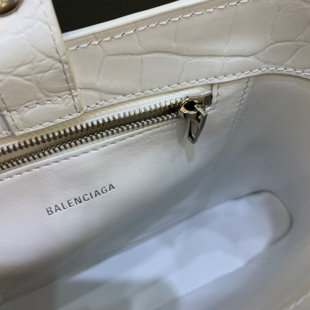 Balenciaga XX Small Hobo Bag In White, For Women, Women’s Bags 7.8in/20cm 6955892108Y9001