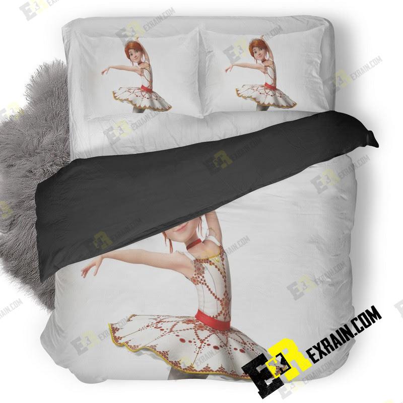 Ballerina Animated Movie Ap 3D Customized Duvet Cover Bedding Set