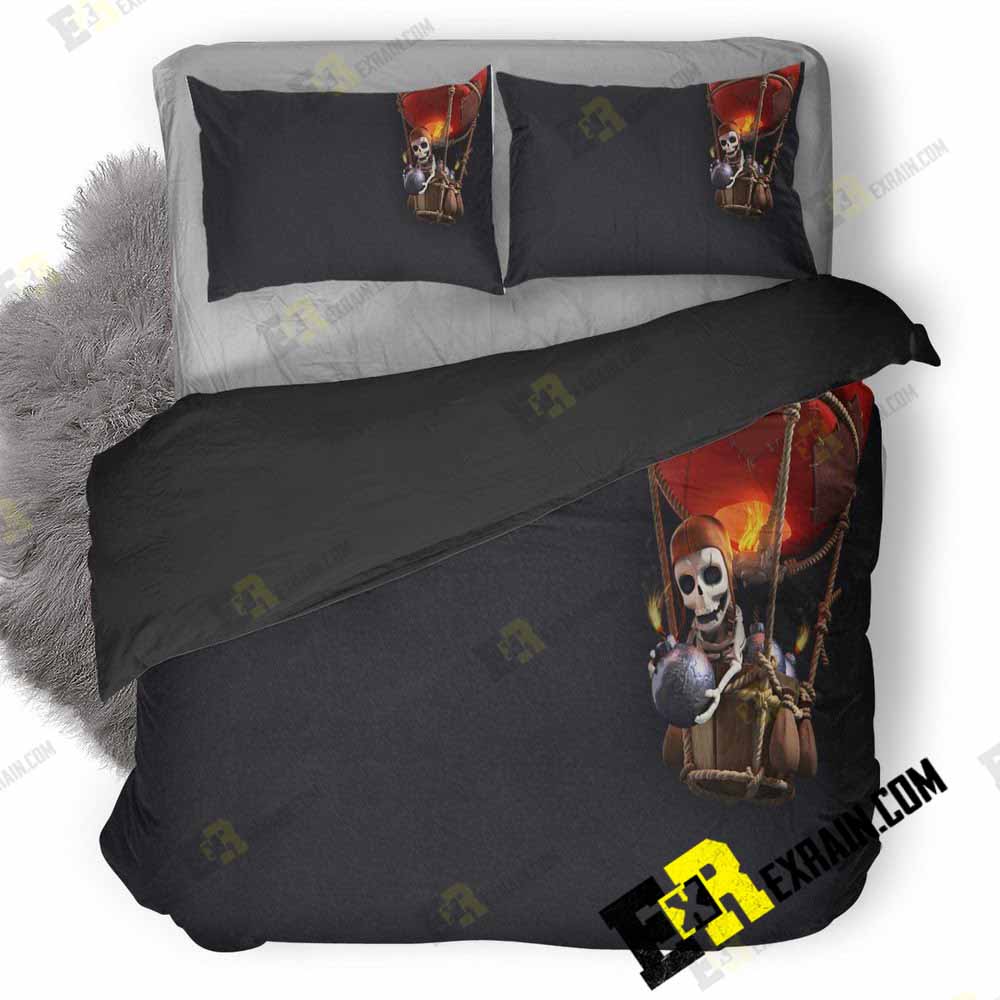 Balloon Clash Of Clans R6 3D Customized Duvet Cover Bedding Set