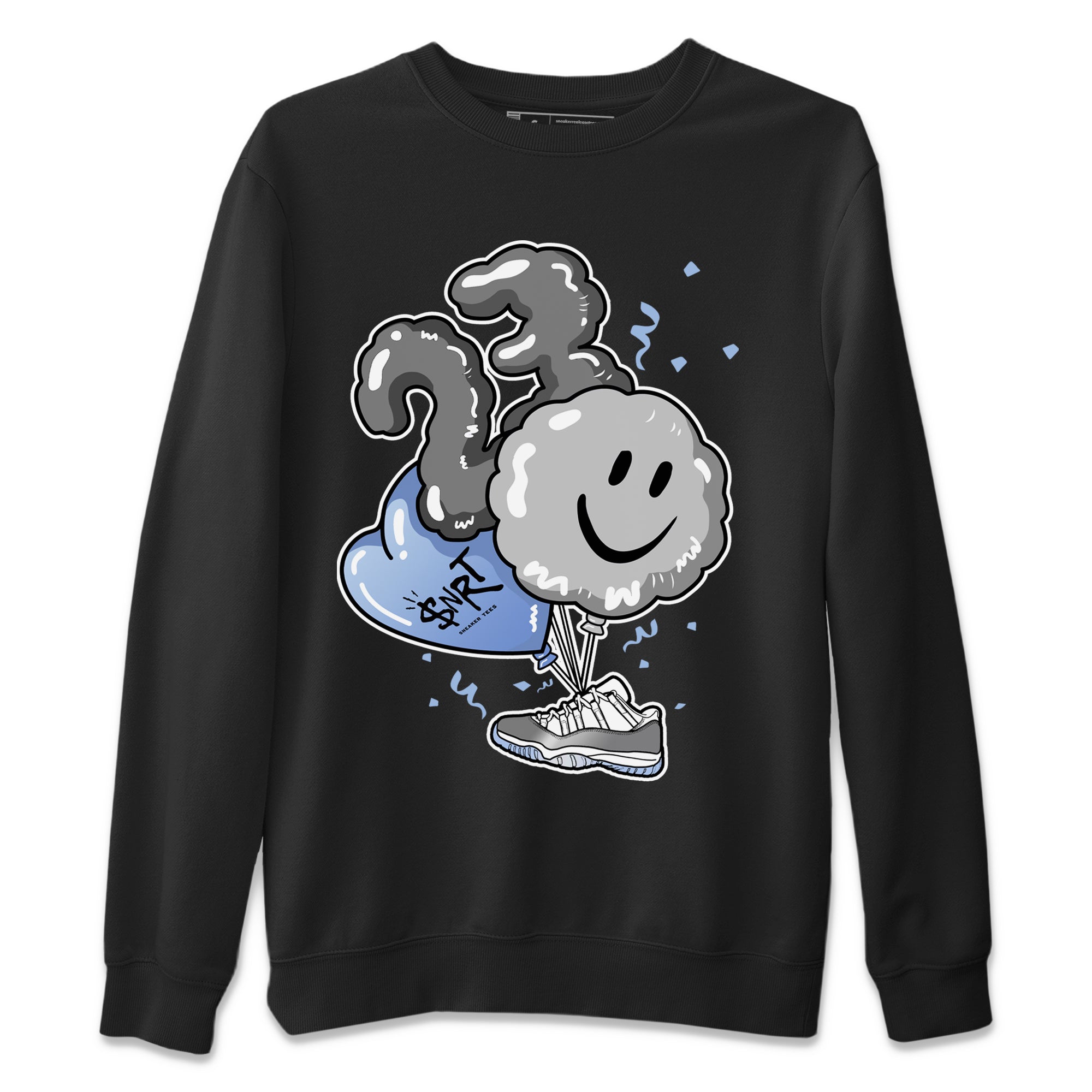 Balloon Unisex Sweater – Air Jordan 11 White Cement, Sneakers Matching Sweater