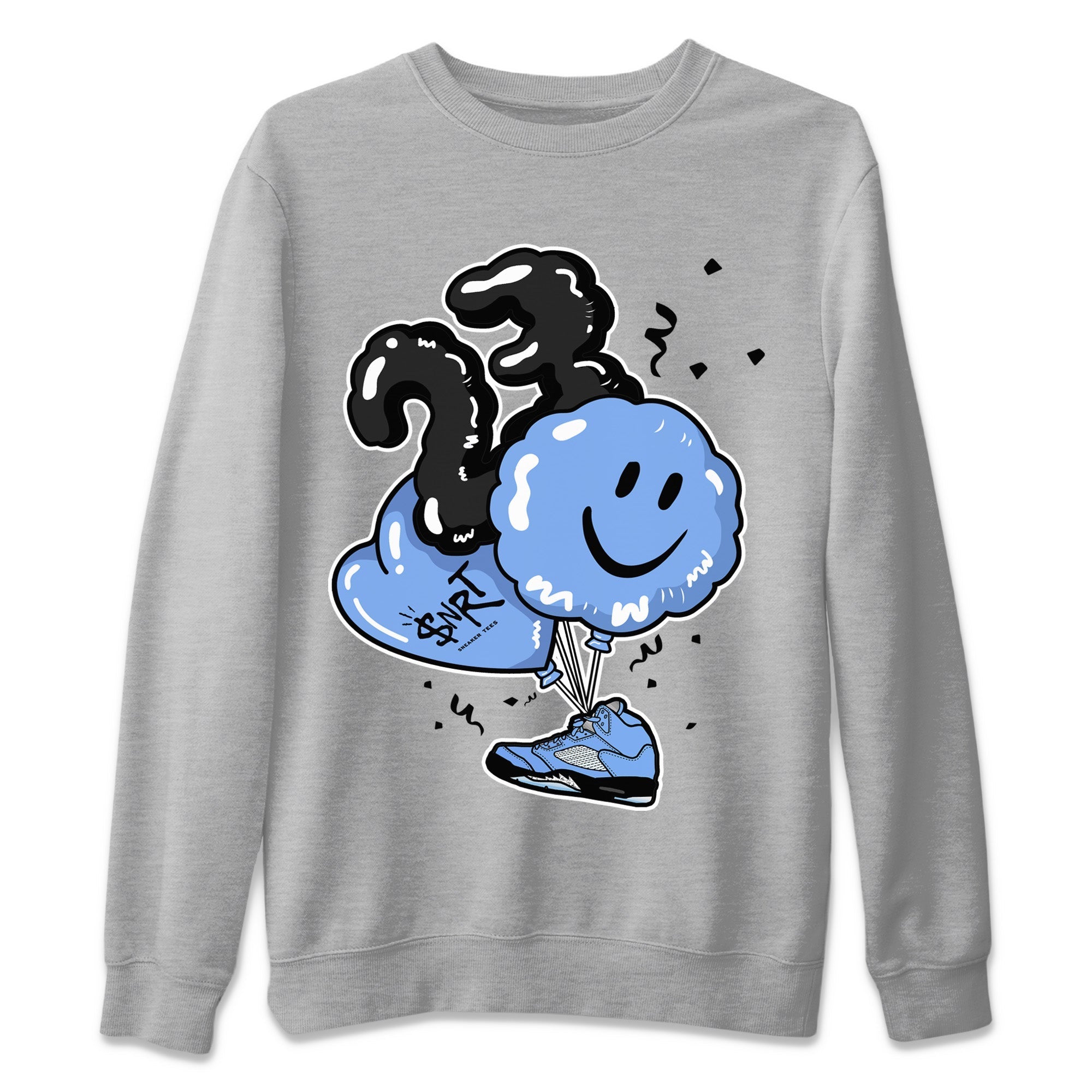 Balloon Unisex Sweater – Air Jordan 5 UNC, Sneakers Matching Sweater